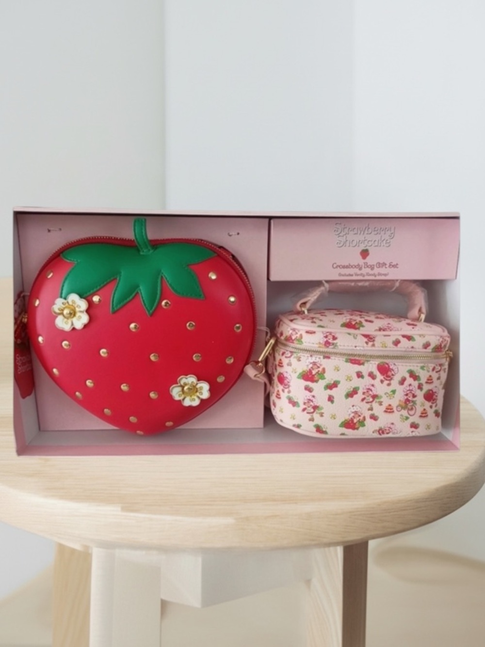 Strawberry Shortcake Crossbody Bag Gift Set - Skinny Dip London Set - NIB